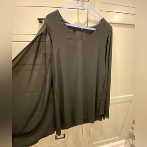 Black Cape back dress
